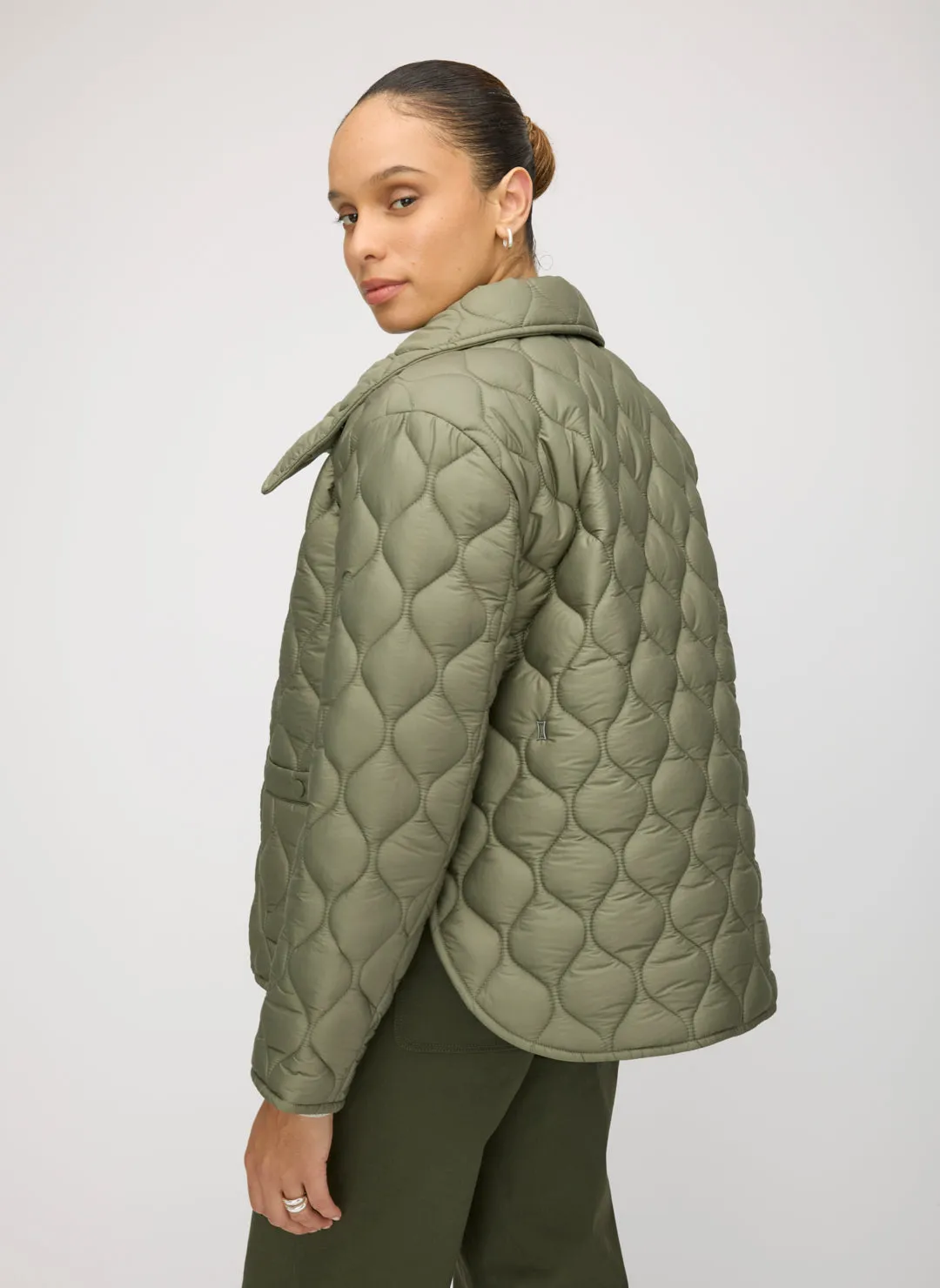 Oslo Recycled Quilted Jacket sold by Kit and Ace product image thumbnail 4