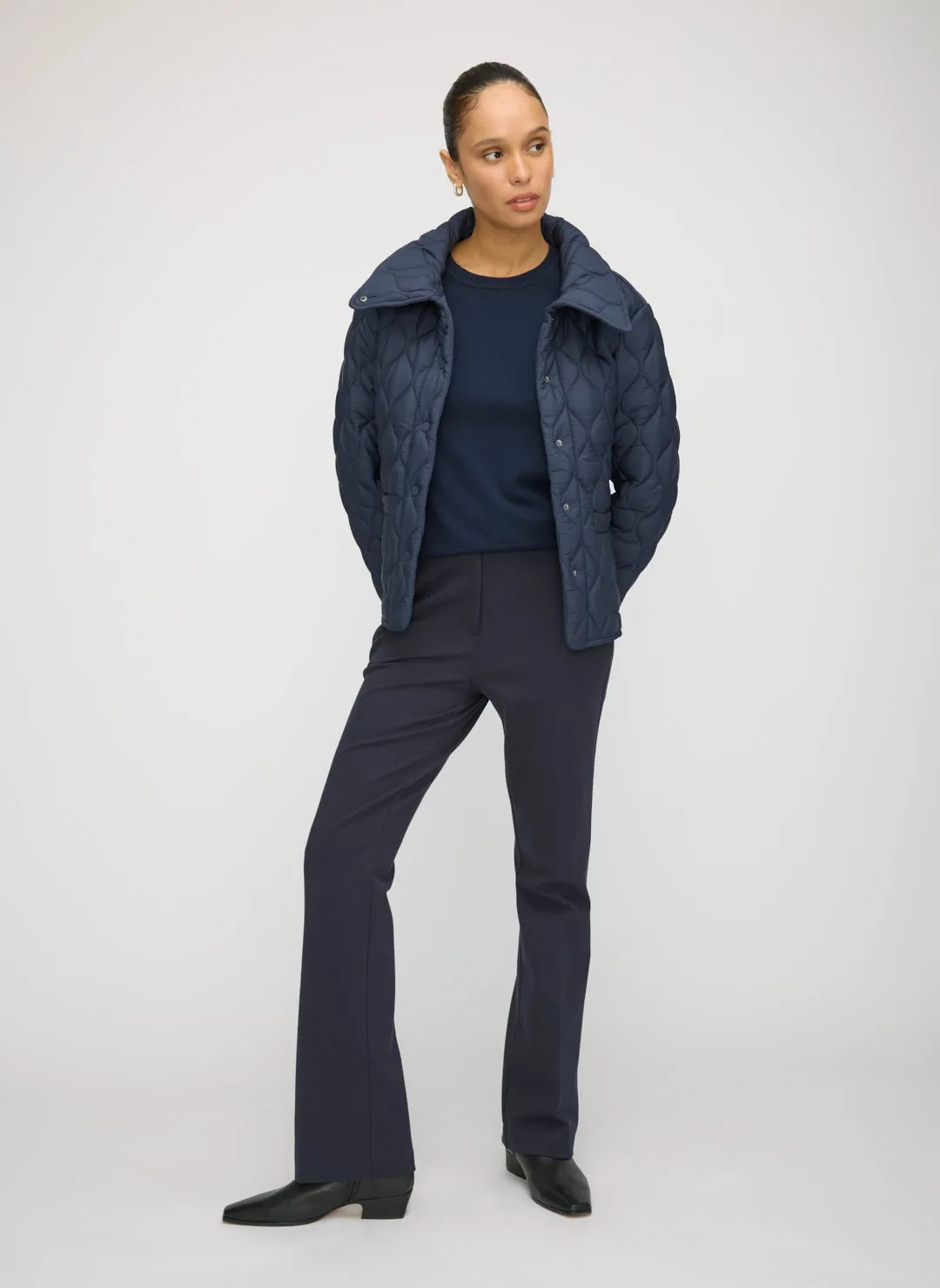 Oslo Recycled Quilted Jacket sold by Kit and Ace product image thumbnail 4