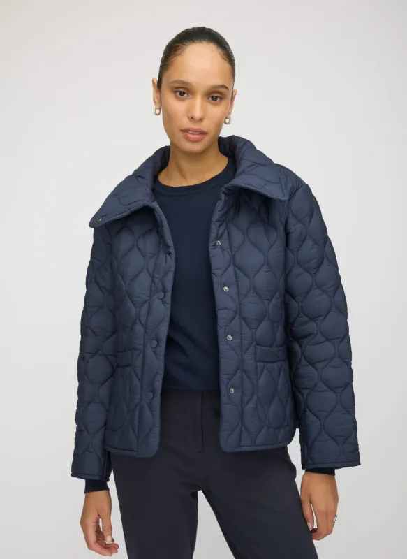 Oslo Recycled Quilted Jacket sold by Kit and Ace