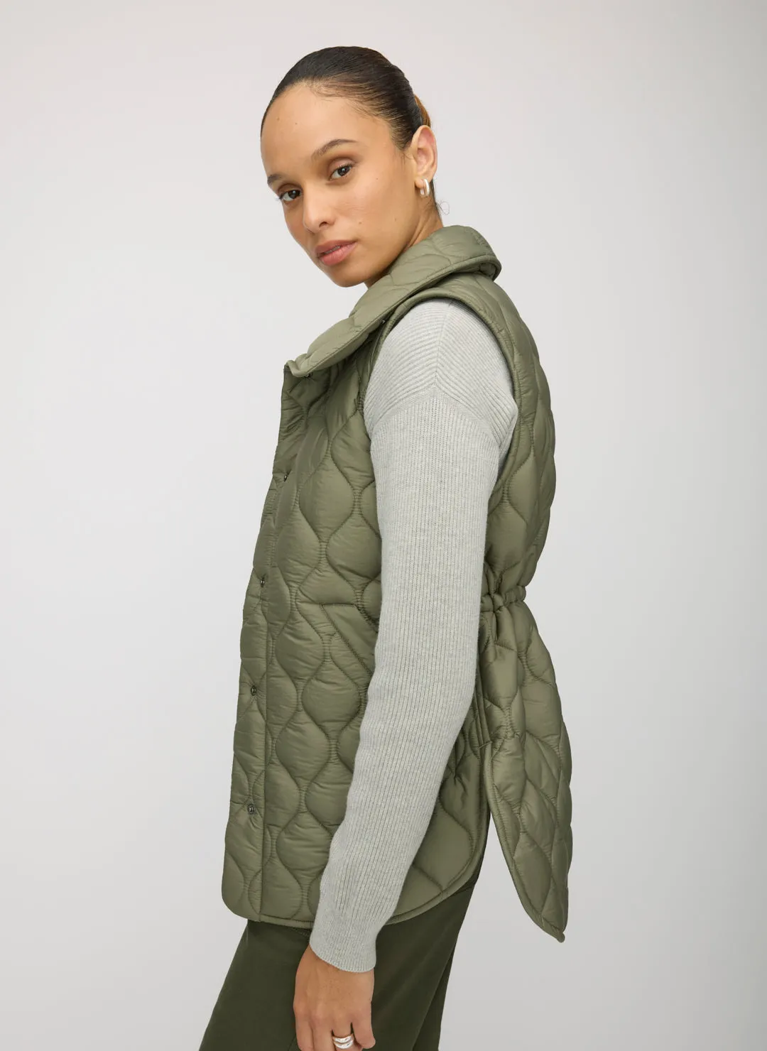Oslo Recycled Quilted Vest sold by Kit and Ace product image thumbnail 5