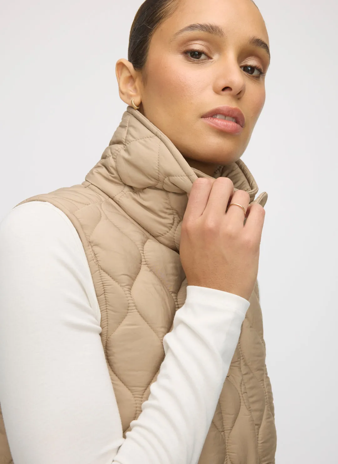 Oslo Recycled Quilted Vest sold by Kit and Ace product image thumbnail 2