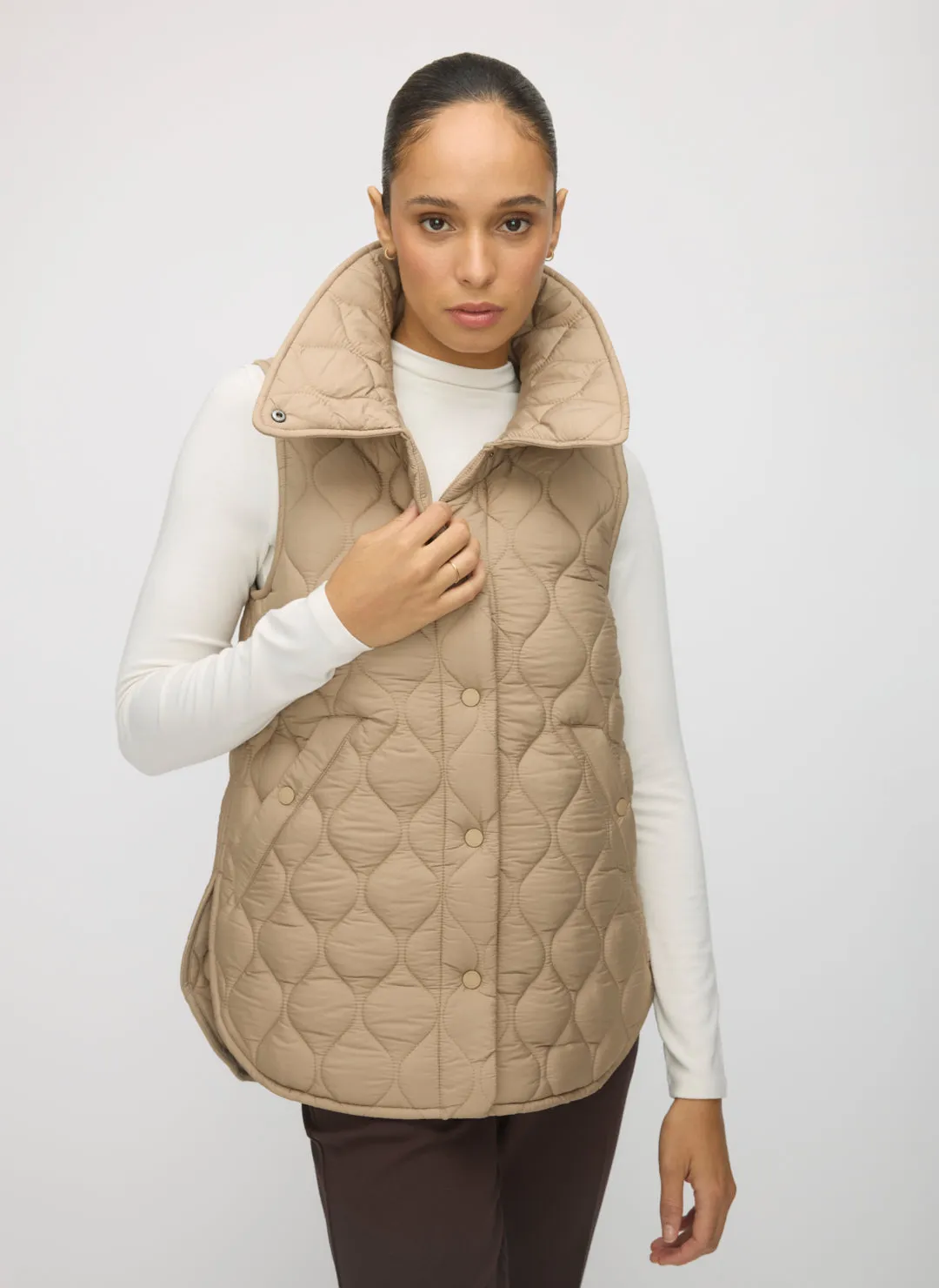 Oslo Recycled Quilted Vest sold by Kit and Ace product image thumbnail 3