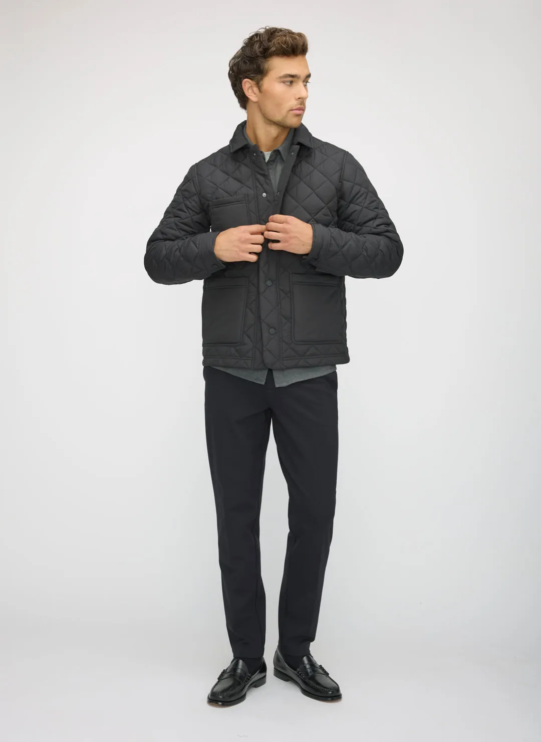 Bergen Recycled Quilted Jacket sold by Kit and Ace product image thumbnail 4