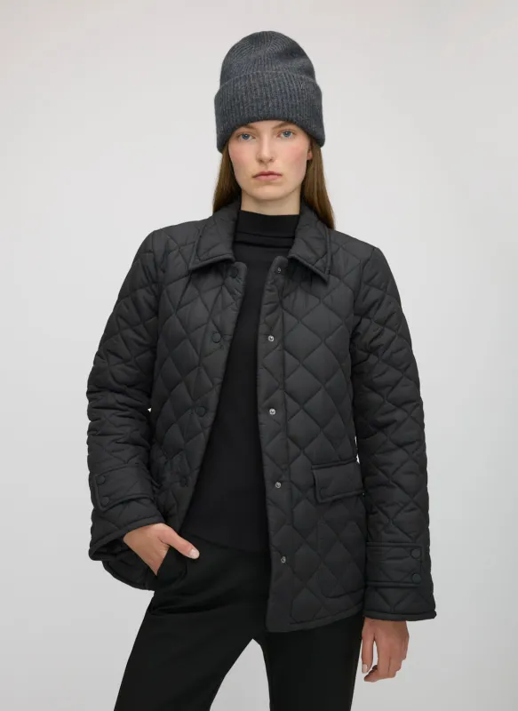 Oslo Recycled Quilted Classic Jacket sold by Kit and Ace