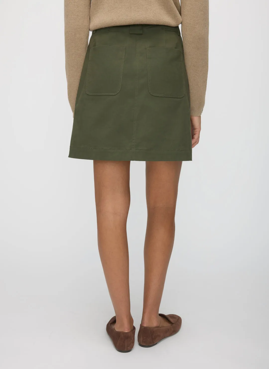 Colette Mini Twill Skirt sold by Kit and Ace product image thumbnail 4