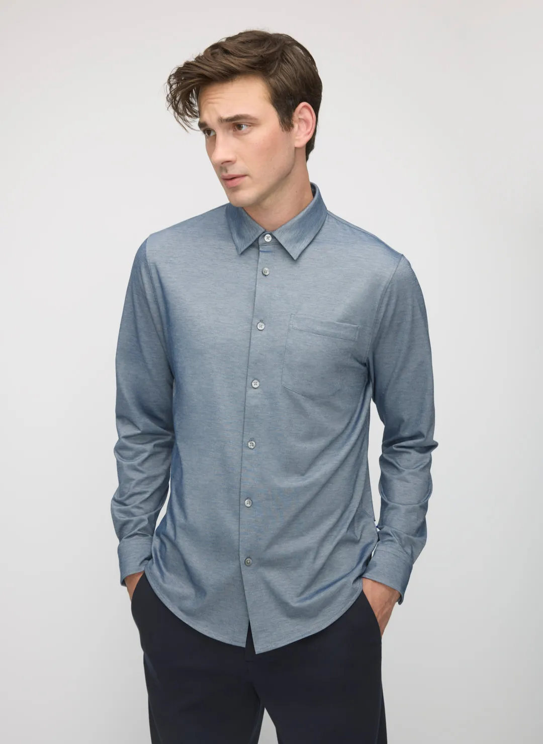 City Tech Long Sleeve Classic Fit Shirt sold by Kit and Ace