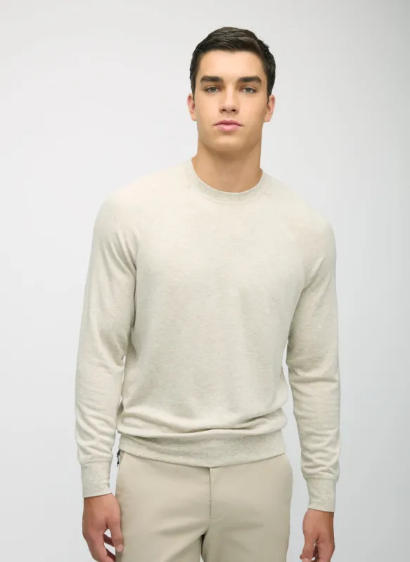 Brushed Long Sleeve Crewneck Tee sold by Kit and Ace