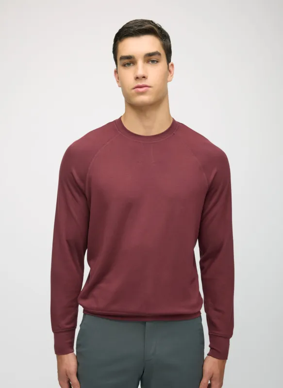 Brushed Long Sleeve Crewneck Tee sold by Kit and Ace