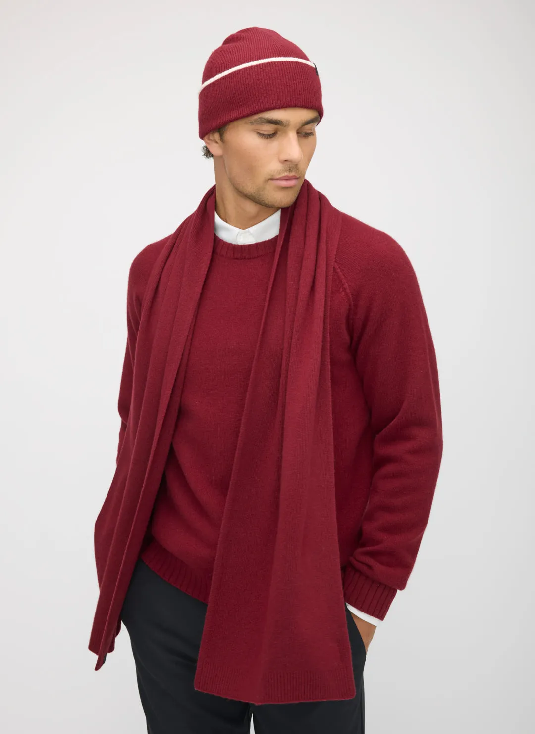 Cashmere Merino Scarf sold by Kit and Ace product image thumbnail 4