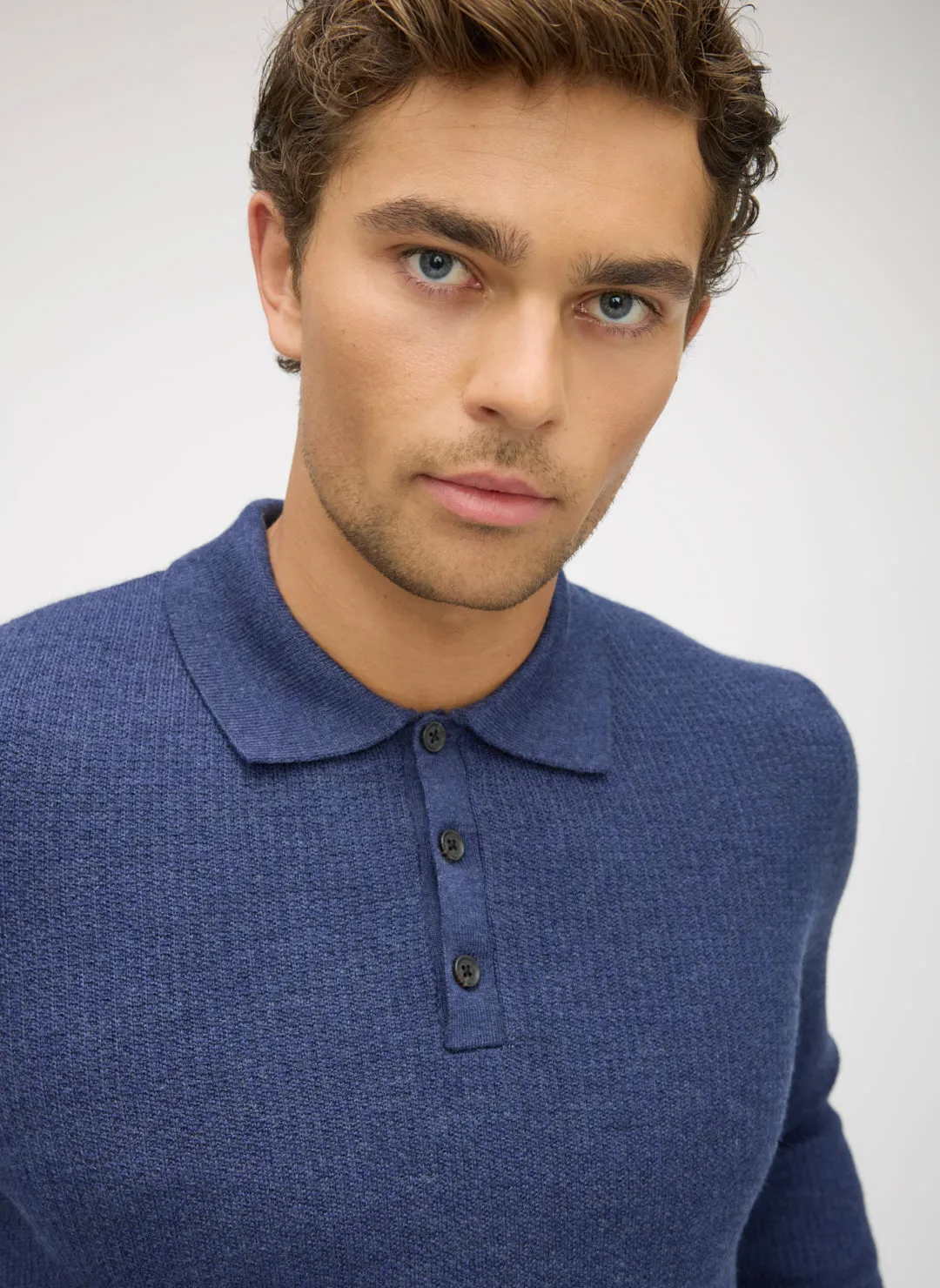 Nord Merino Polo Sweater sold by Kit and Ace product image thumbnail 4