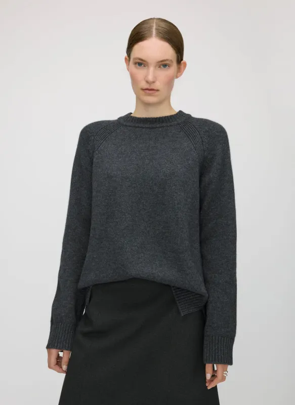 Willa Cashmere Crewneck Sweater sold by Kit and Ace
