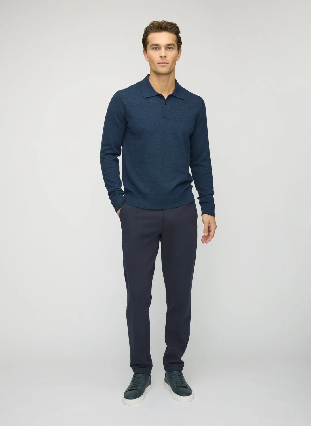 Cotton Cashmere Polo Sweater sold by Kit and Ace product image thumbnail 3