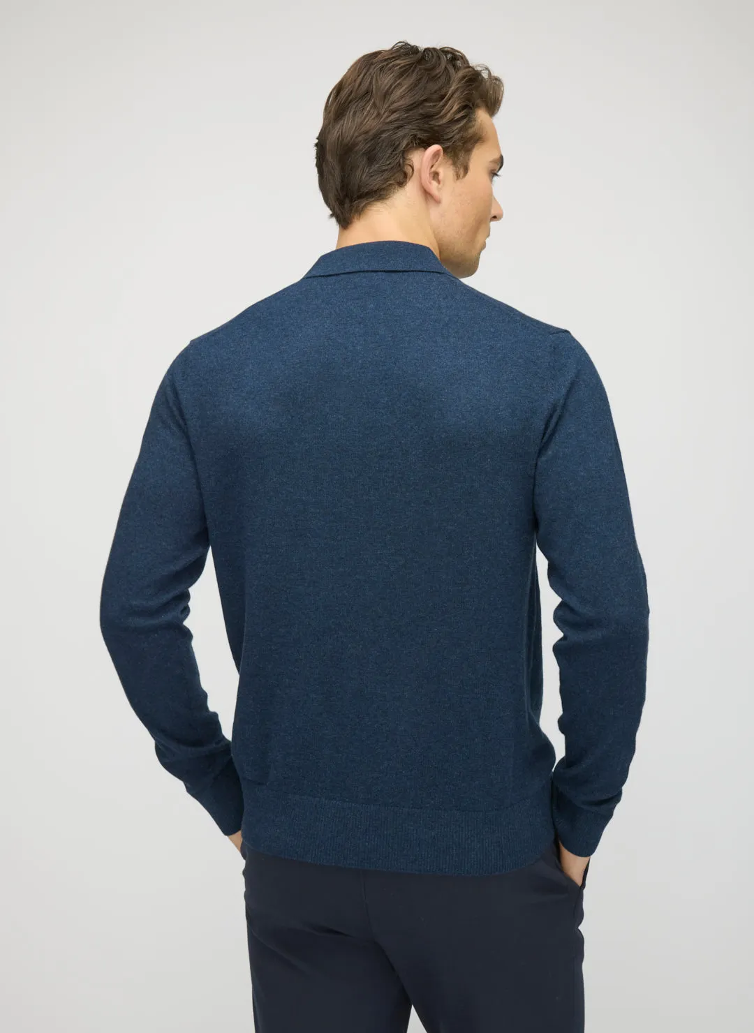 Cotton Cashmere Polo Sweater sold by Kit and Ace product image thumbnail 4