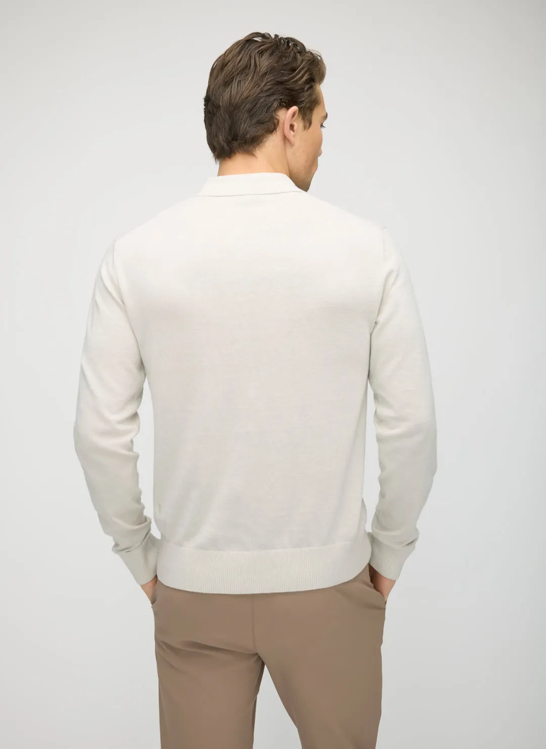 Cotton Cashmere Polo Sweater sold by Kit and Ace product image thumbnail 4