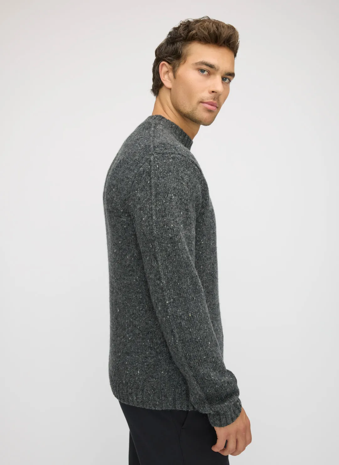 Donegal Funnel Neck Sweater sold by Kit and Ace product image thumbnail 5