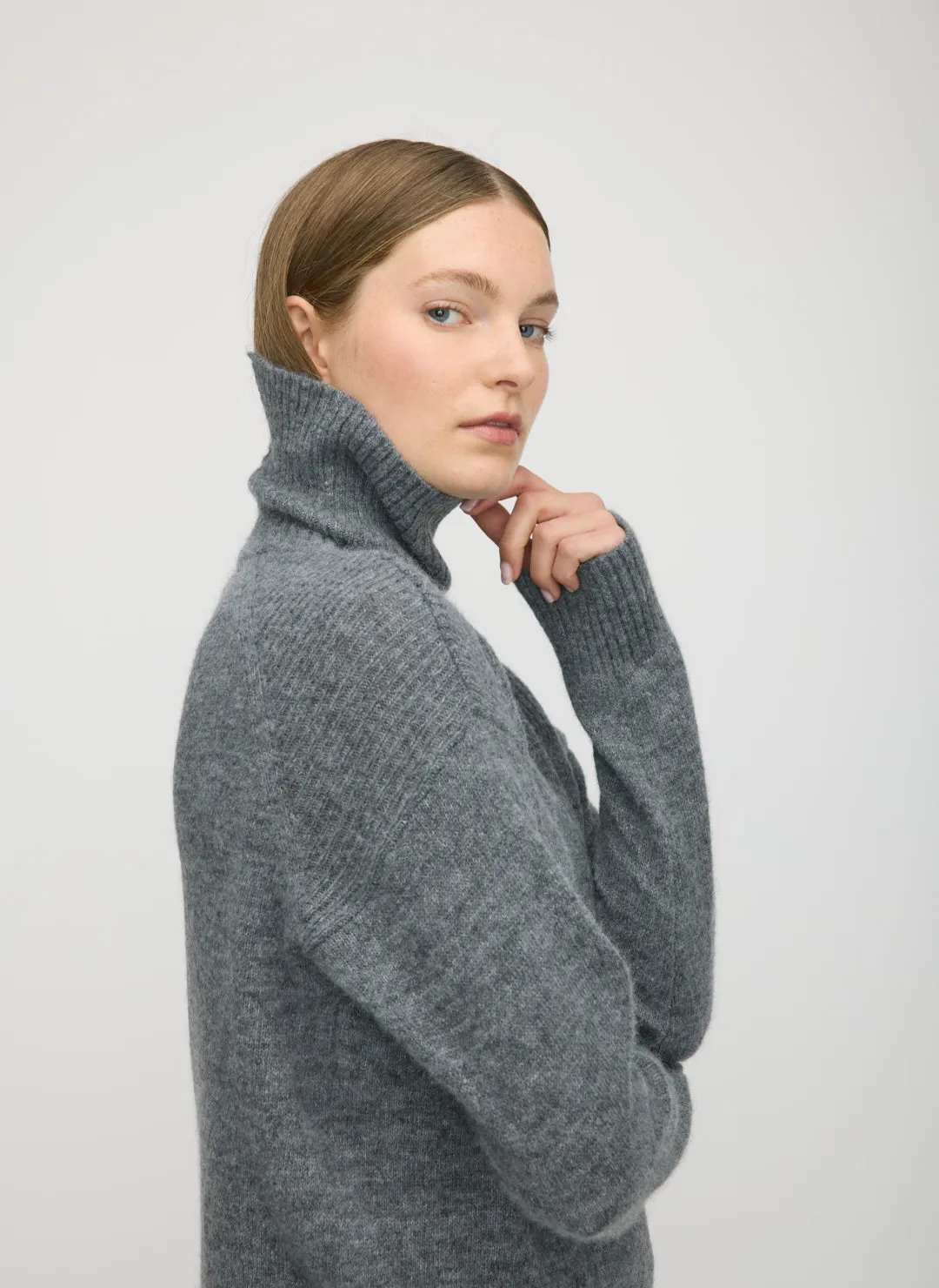 Alpaca Turtleneck Sweater sold by Kit and Ace product image thumbnail 2
