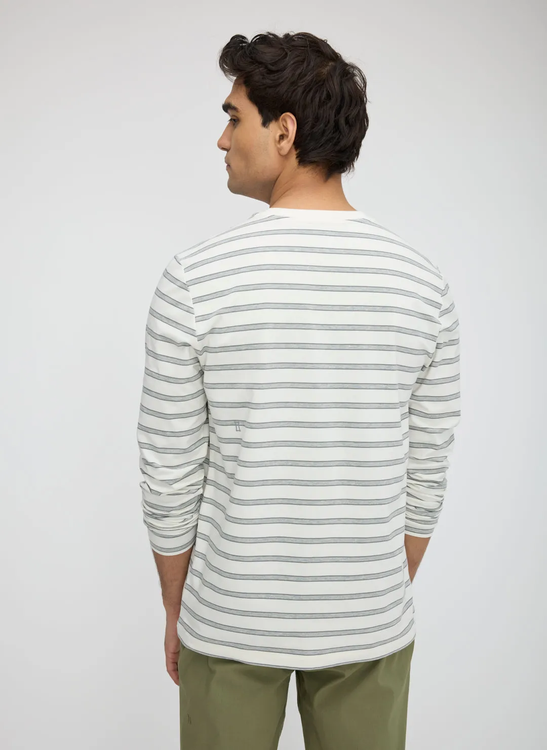 Stanton Long Sleeve Crew Tee sold by Kit and Ace product image thumbnail 4