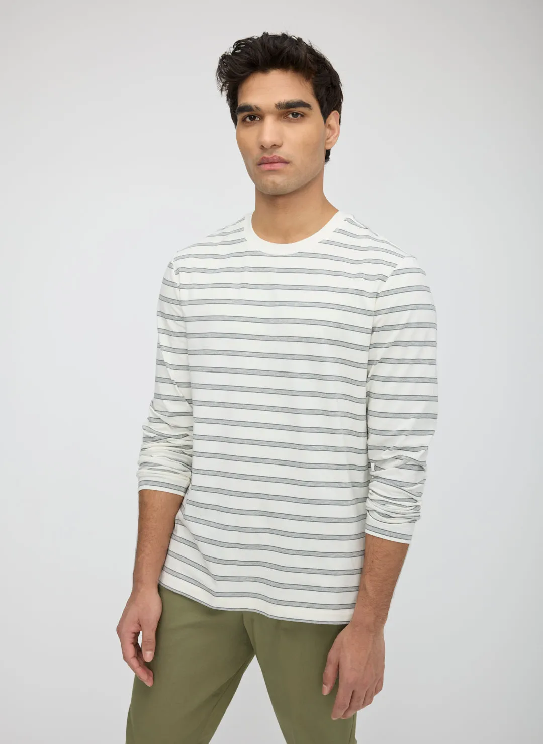 Stanton Long Sleeve Crew Tee sold by Kit and Ace