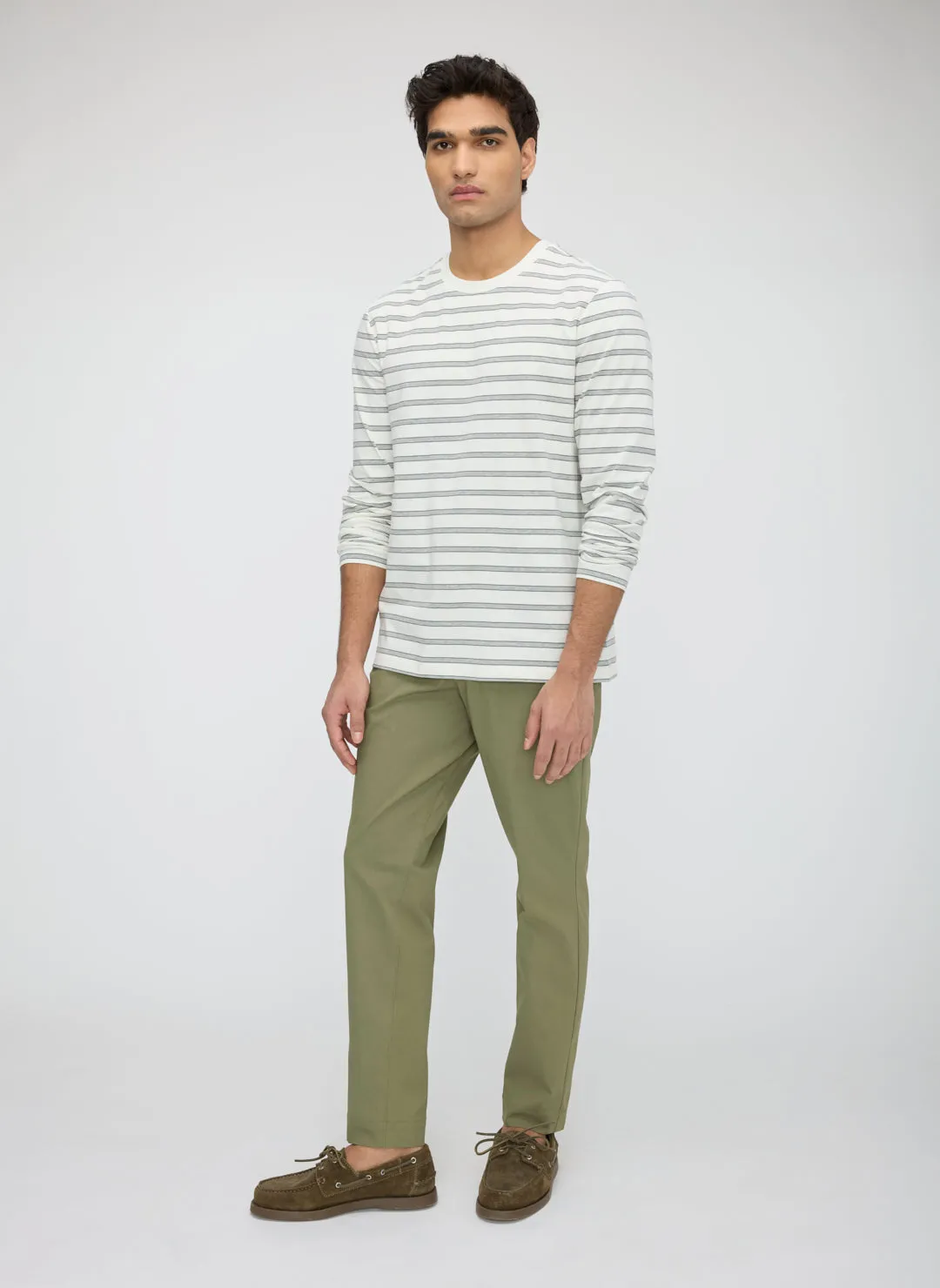 Stanton Long Sleeve Crew Tee sold by Kit and Ace product image thumbnail 3