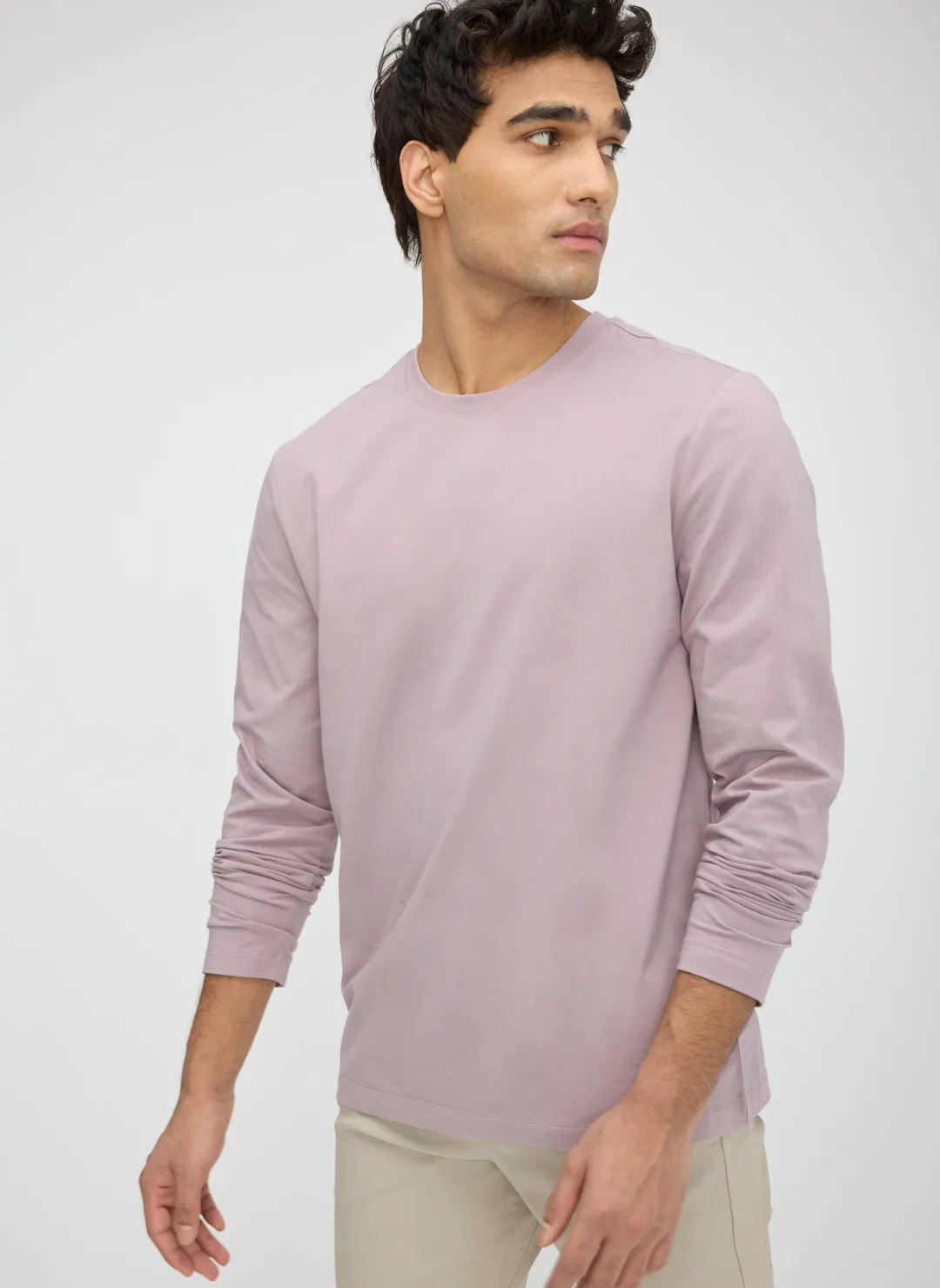 Stanton Long Sleeve Crew Tee sold by Kit and Ace product image thumbnail 5