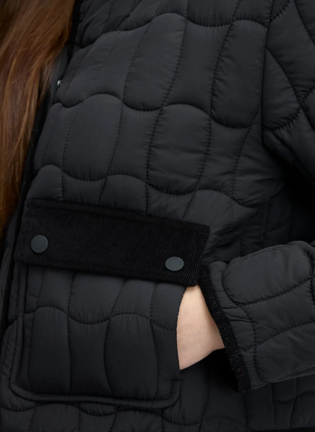 Ivy Recycled Quilted Cropped Jacket sold by Kit and Ace product image thumbnail 2