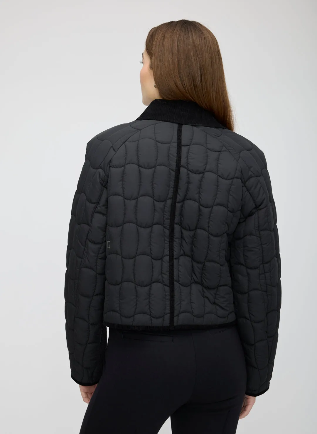 Ivy Recycled Quilted Cropped Jacket sold by Kit and Ace product image thumbnail 4