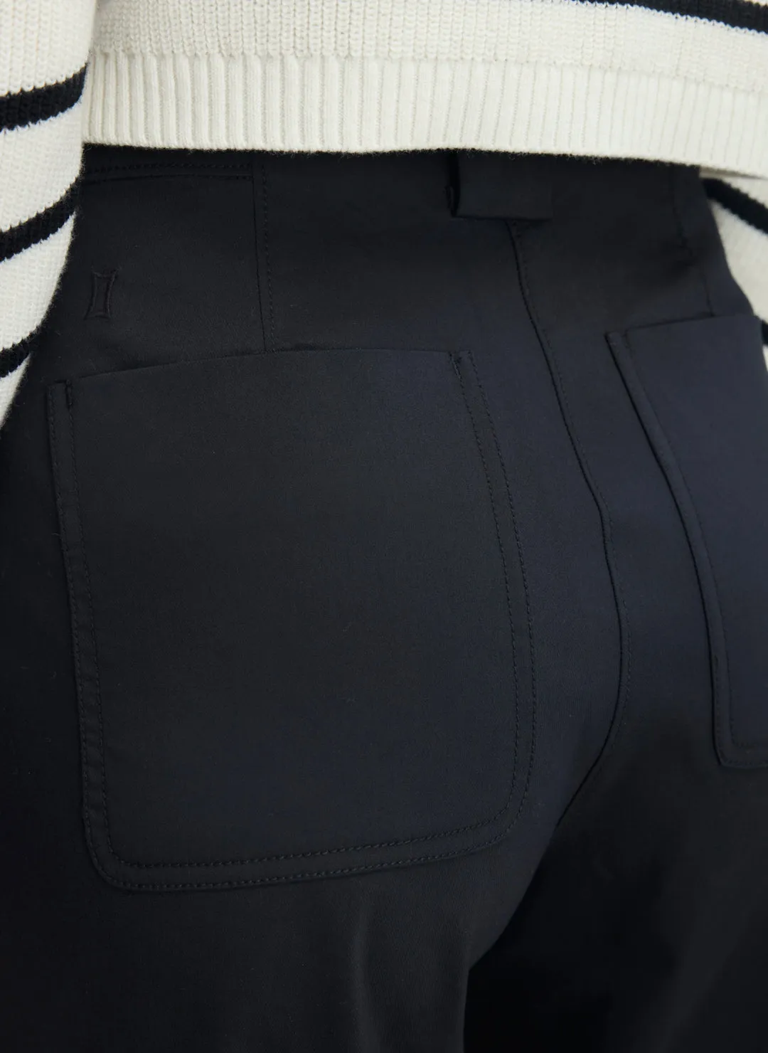 Colette Cropped Wide Leg Twill Pants sold by Kit and Ace product image thumbnail 2