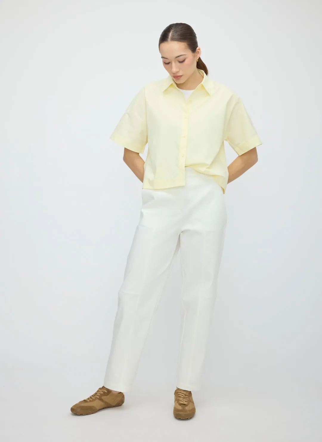 Colette Barrel Leg Pants sold by Kit and Ace product image thumbnail 5