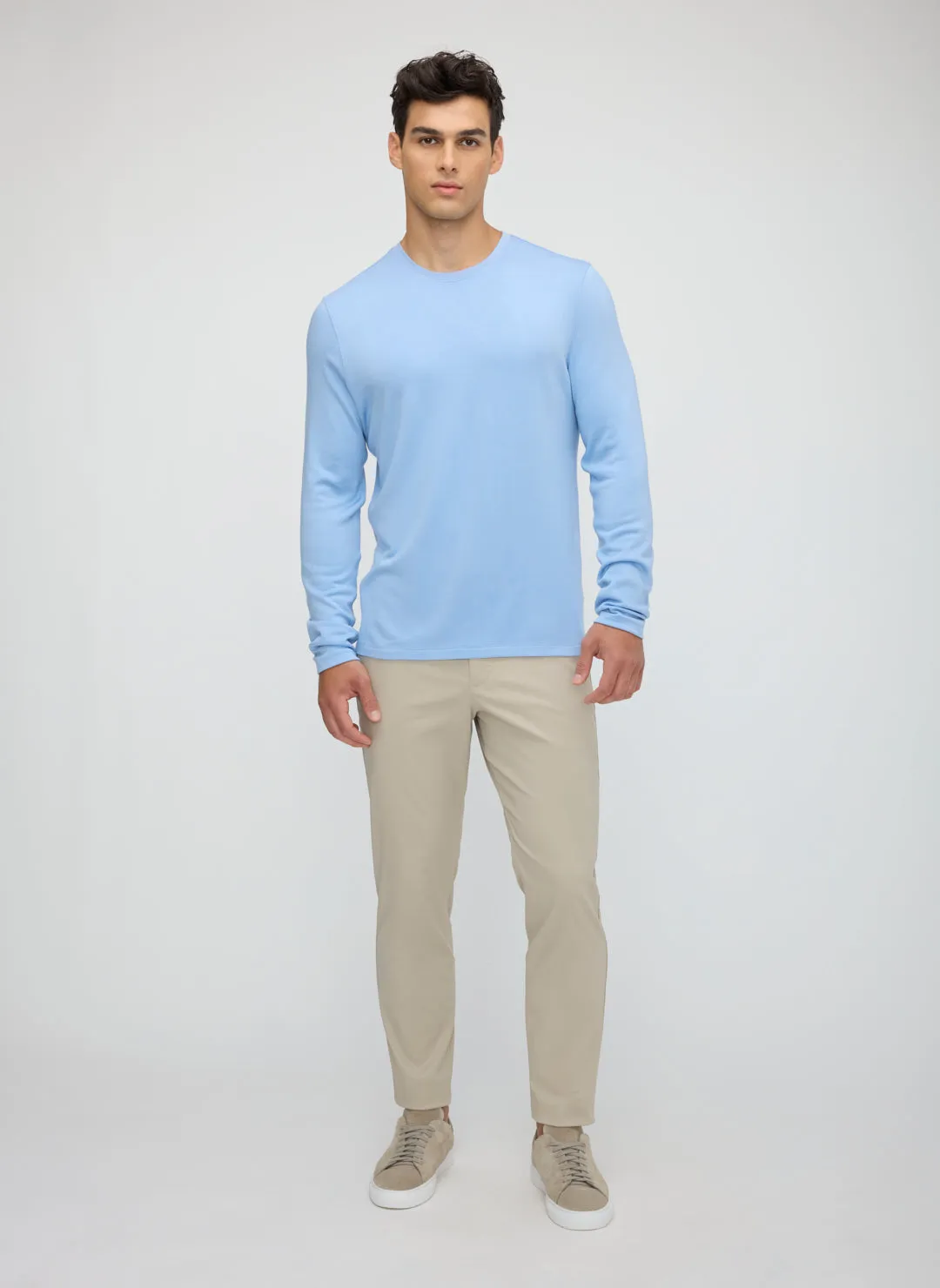 Upgraded Brushed Long Sleeve Crew sold by Kit and Ace product image thumbnail 3