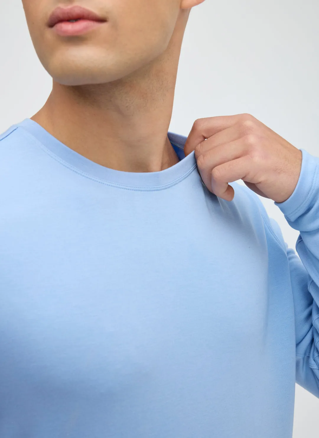 Upgraded Brushed Long Sleeve Crew sold by Kit and Ace product image thumbnail 2