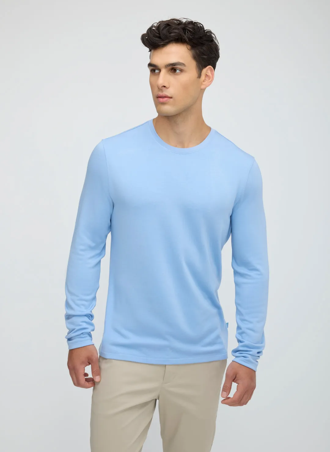 Upgraded Brushed Long Sleeve Crew sold by Kit and Ace product image thumbnail 5