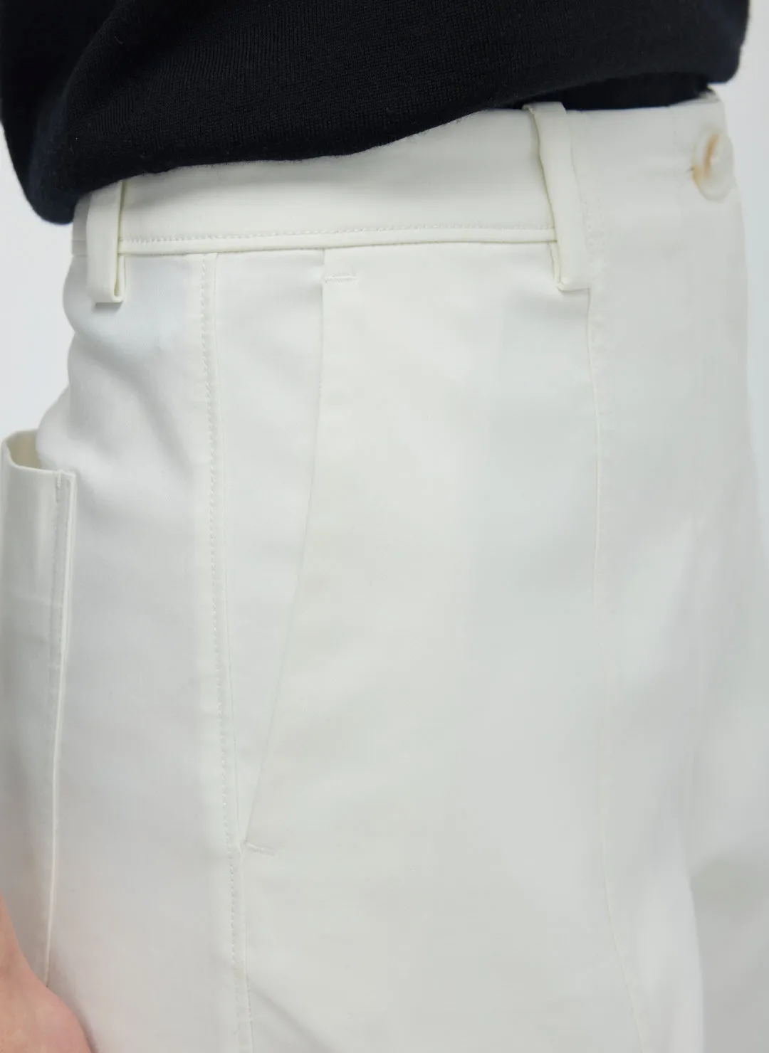 Colette Cropped Wide Leg Twill Pants sold by Kit and Ace product image thumbnail 3