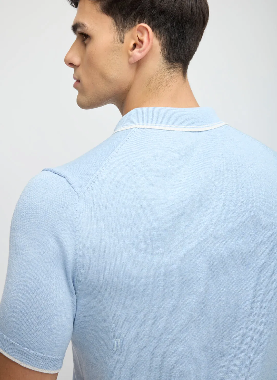 SilkStitch Easy Care Polo Sweater sold by Kit and Ace product image thumbnail 2