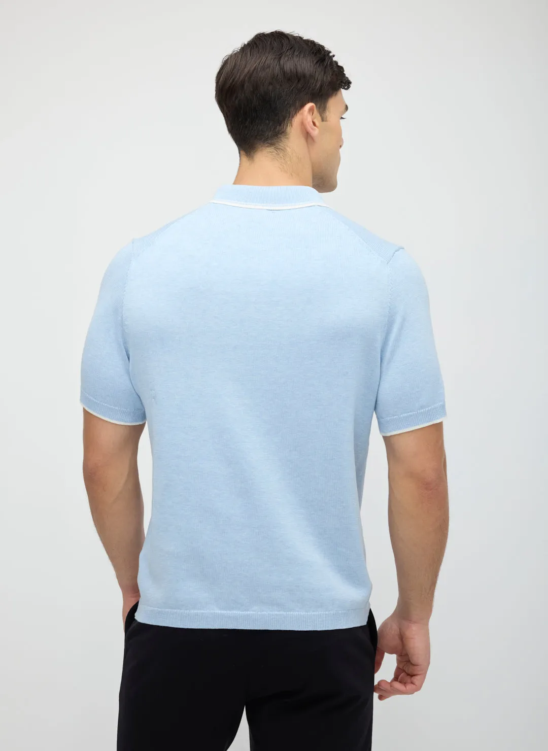 SilkStitch Easy Care Polo Sweater sold by Kit and Ace product image thumbnail 4
