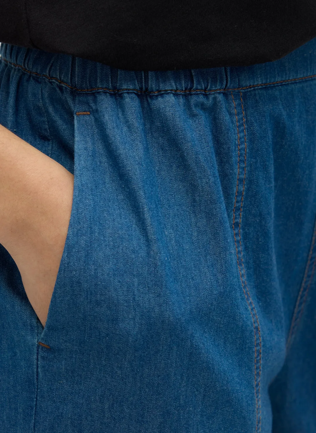 IndiFlow Denim Pull On Ankle Pant sold by Kit and Ace product image thumbnail 3