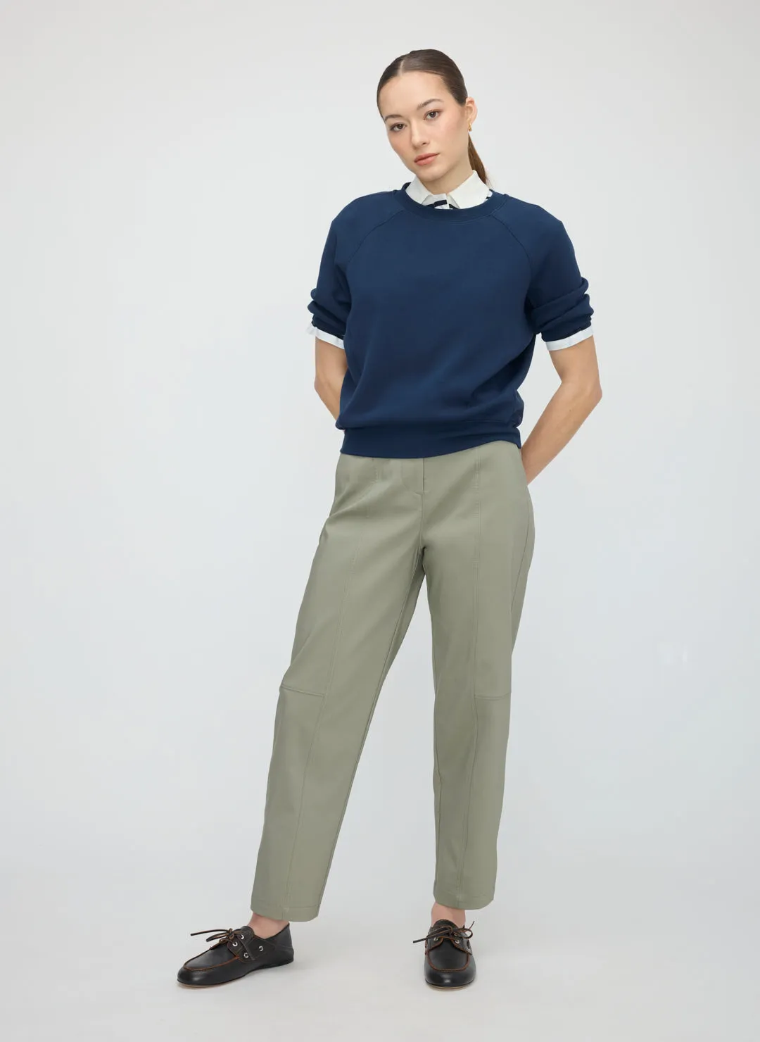 Colette Barrel Leg Pants sold by Kit and Ace