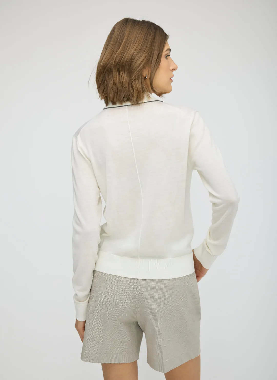 Vale Merino Polo Sweater sold by Kit and Ace product image thumbnail 4