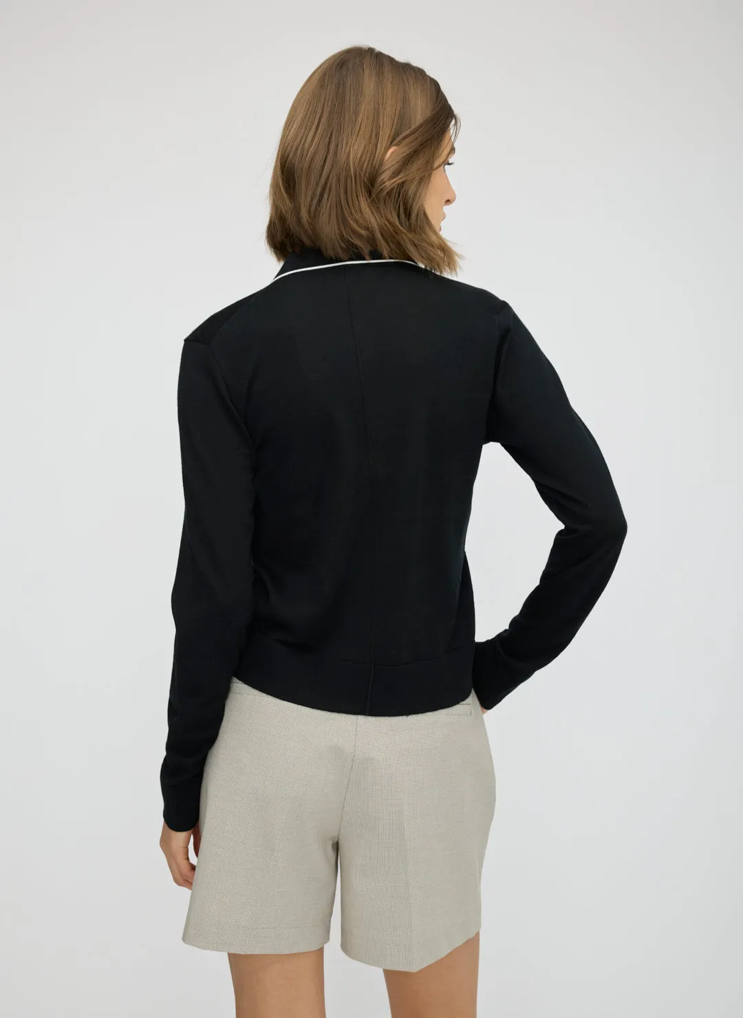 Vale Merino Polo Sweater sold by Kit and Ace product image thumbnail 5