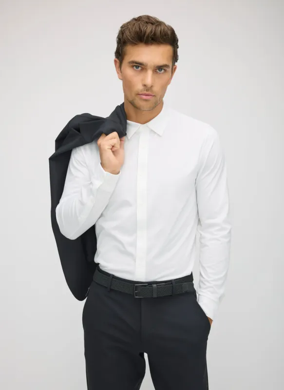 City Tech Long Sleeve Slim Fit Shirt made by Kit and Ace