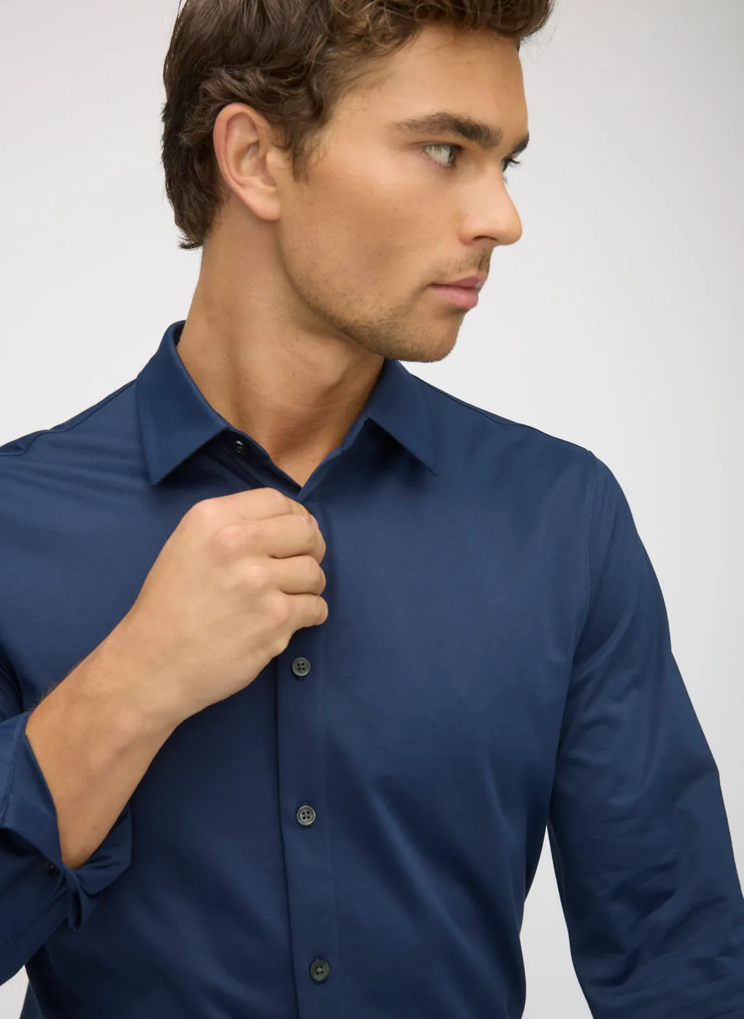 City Tech Long Sleeve Slim Fit Shirt sold by Kit and Ace product image thumbnail 2