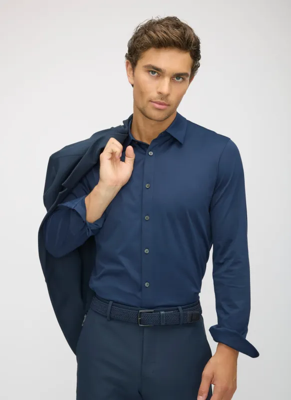 City Tech Long Sleeve Slim Fit Shirt made by Kit and Ace