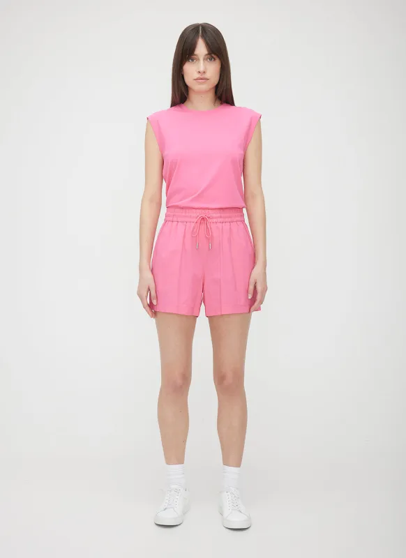 Marbella Elastic Poplin Shorts made by Kit and Ace