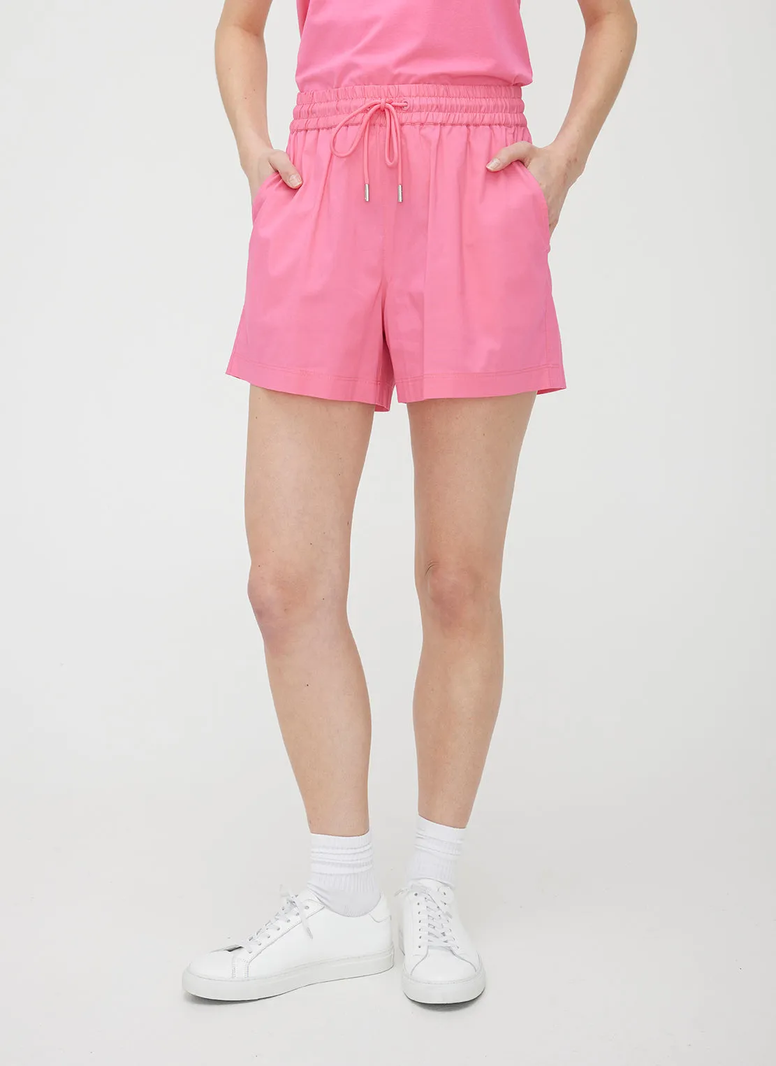 Marbella Elastic Poplin Shorts sold by Kit and Ace product image thumbnail 2