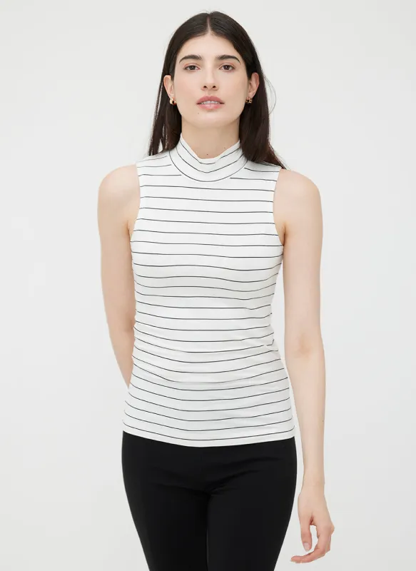 Charlotte Mock Neck Tank made by Kit and Ace