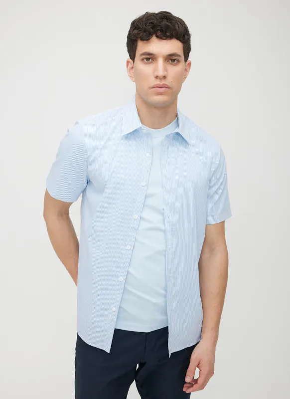Acadia Short Sleeve Poplin Shirt made by Kit and Ace