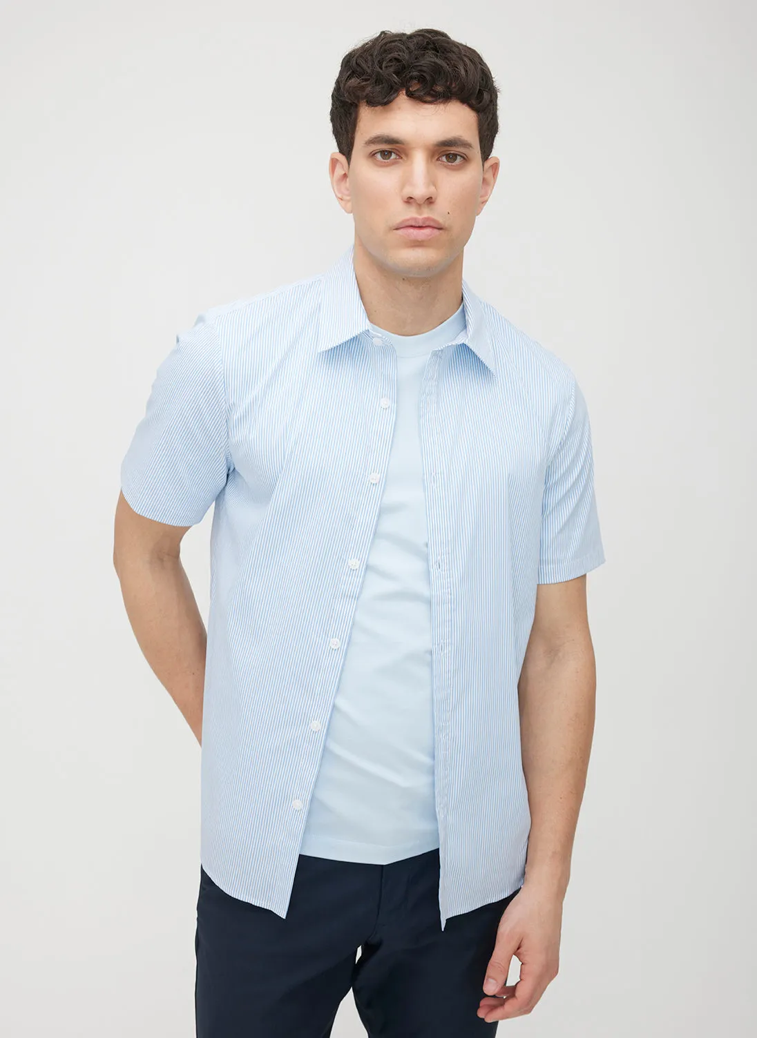 Acadia Short Sleeve Poplin Shirt sold by Kit and Ace