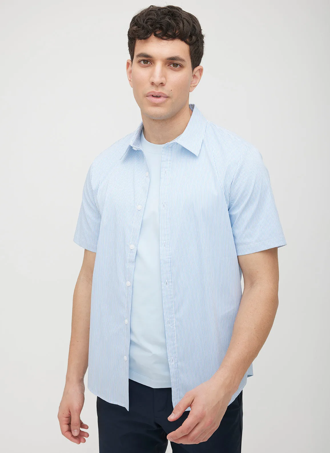 Acadia Short Sleeve Poplin Shirt sold by Kit and Ace product image thumbnail 5