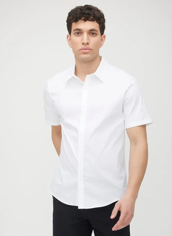 Acadia Short Sleeve Poplin Shirt made by Kit and Ace