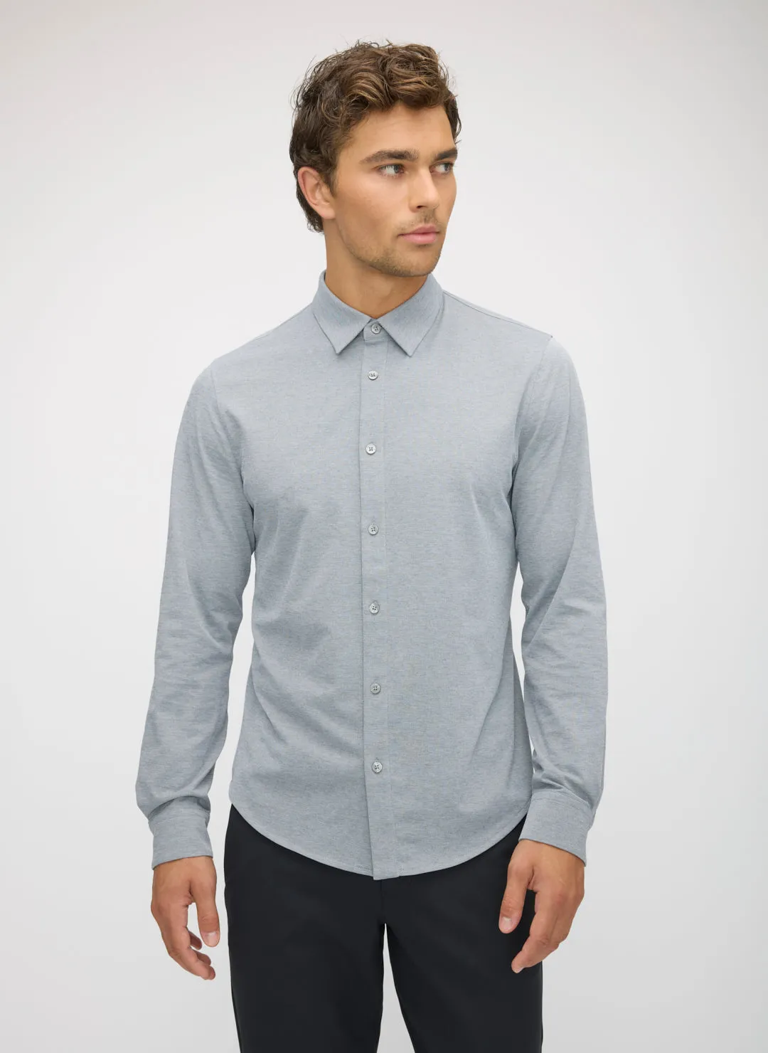 City Tech Long Sleeve Slim Fit Shirt sold by Kit and Ace
