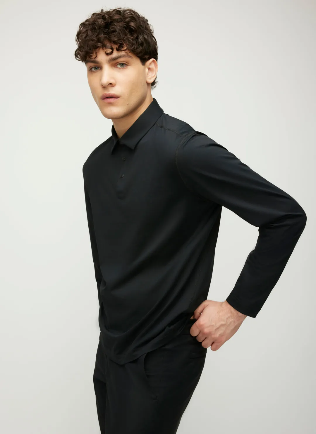 City Tech Long Sleeve Polo sold by Kit and Ace product image thumbnail 5